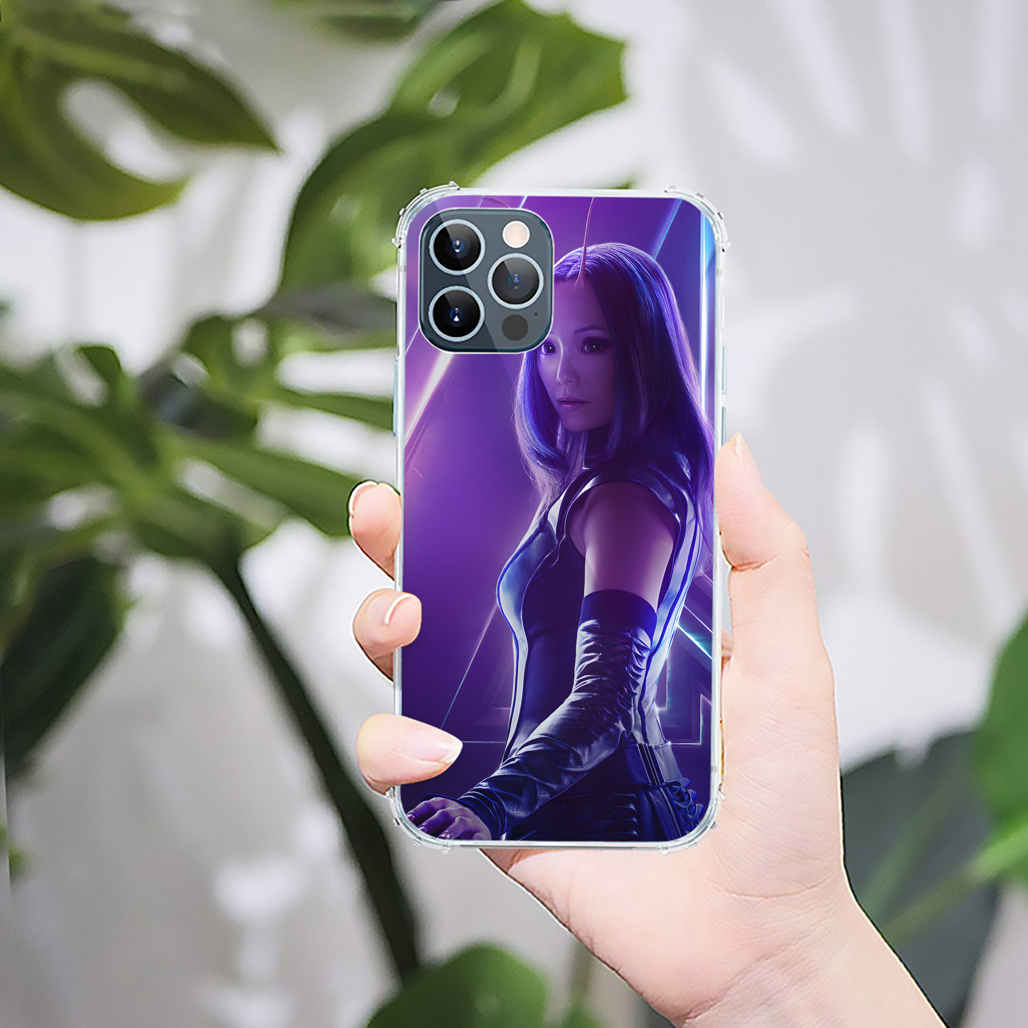 （画像用） アベンジャーズ The Avengers 【iPhone 12シリーズ対応】透明スマホケース（クリアソフトケース）